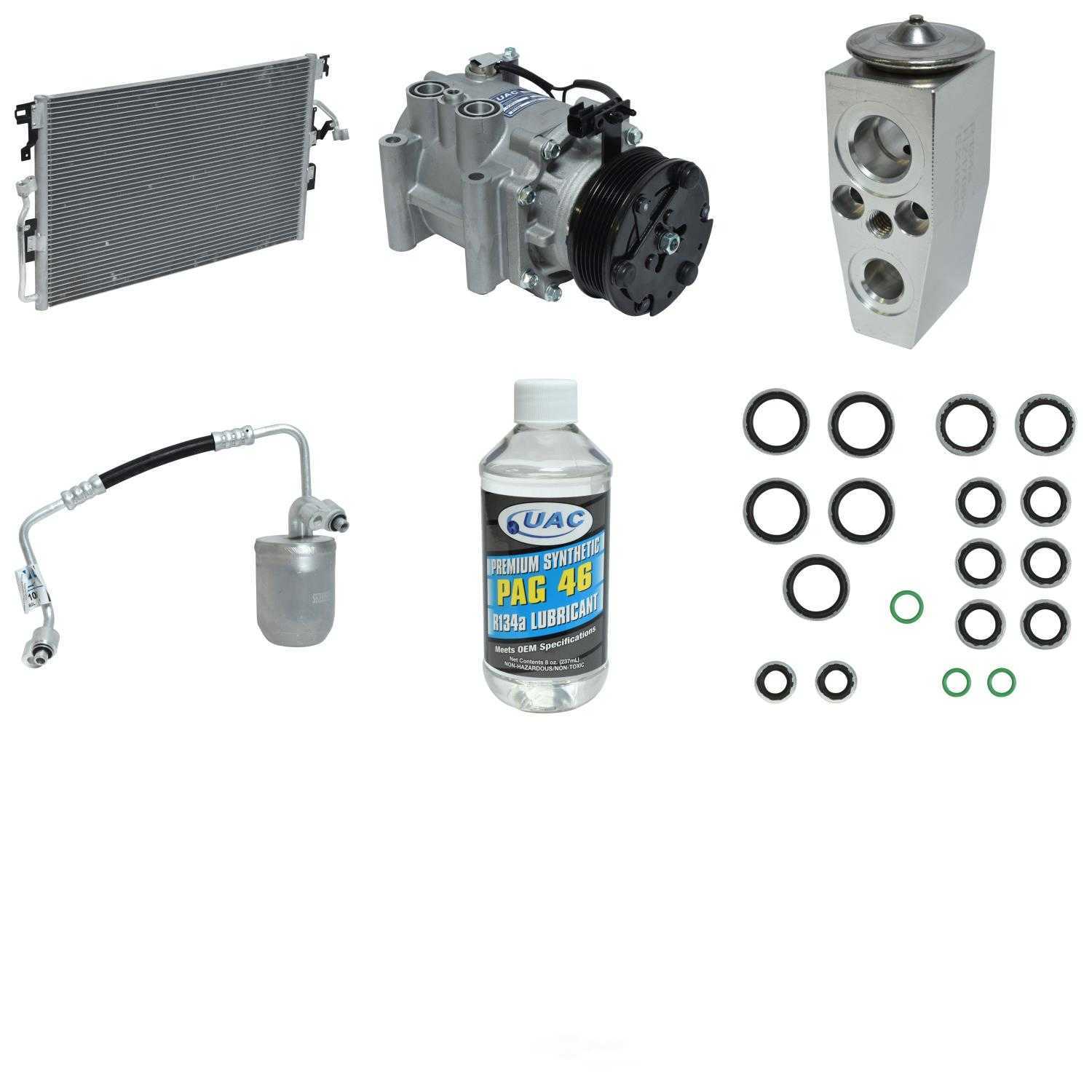 A/C Compressor and Component Kit -- Compressor-Condenser Replacement Kit Fits select: 2005-2007 SATURN VUE
