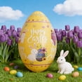 thumbnail image 6 of CREATITOY Easter Inflatable PVC Egg Outdoor Yard Garden Decor Blow-Up Egg Toy for Holiday Party, 6 of 7