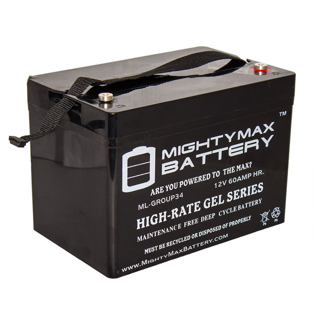 12V 60AH GROUP 34 Gel Type Battery