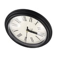 thumbnail image 6 of Luolandi Decoration Quartz Clock Insert 150mm Black Plastic+metal Replacement Roman Numeral Vintage Style DIY Exquisite, 6 of 9