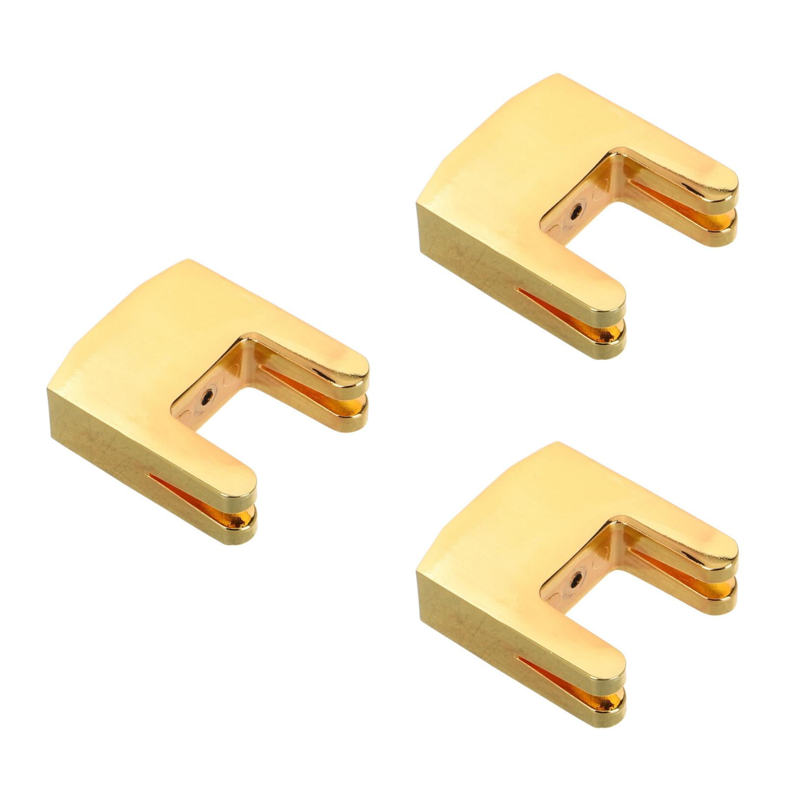 Raindrops Golden Alloy Violin & Cello Practice Mute Muffler 3 Pieces Easy to Install for Quiet Playing