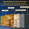 thumbnail image 2 of HOIN 100 inch Outdoor Projector Screen and Stand,16:9 Foldable Movies Screen Home Theater with Carry Bag, 2 of 10
