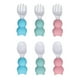 thumbnail image 2 of Tenedor De Cuchara Para Bebés, Juego De Tenedores De Cucharas Para Bebés, Tenedor De Cuchara De Silicona Para Bebés, Tenedor De Cuchara Para Niños Pequeños, Funcionalidad Versátil, 2 of 8