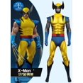 thumbnail image 1 of X-Men '97 Wolverine DC Comic Jumpsuit Cosplay Custome Outfit Mask/Claw Men Set, 1 of 5