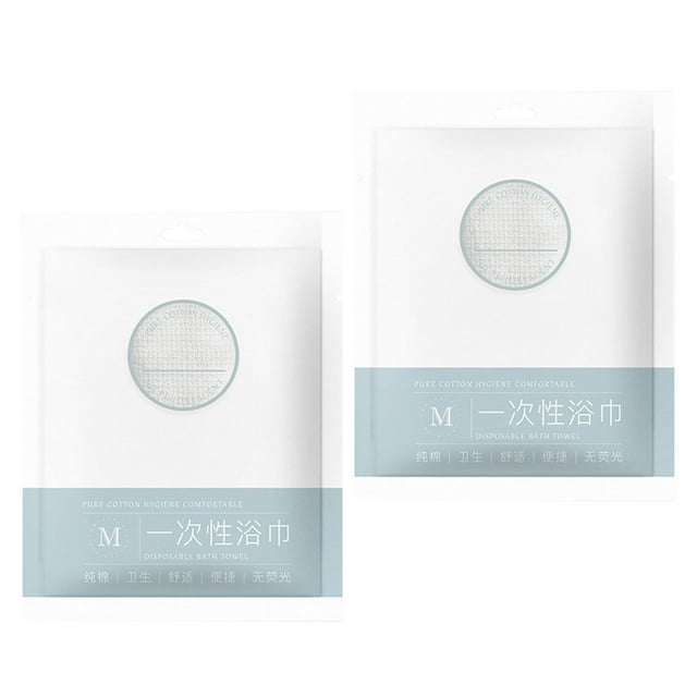 unbranded 2Ud Toalla Desechable Para Ducha Con Independiente Ideal Para Hogar
