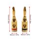 thumbnail image 2 of Riwesomey 1 Juego de conectores Banana de 4mm, conector de cable de altavoz chapado en oro, receptores estéreo de seguridad, adaptador de enchufe Vehículos, repuestos y accesorios Mis 24St Riwesomey VI002440-01, 2 of 6