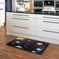 thumbnail image 2 of SKYSONIC Solar System Sun Earth Mars Mercury Jupiter Kitchen Mats Washable Long Floor Runner Rug Non-Slip Fatigue Area Rugs Colorful Absorbent Doormat Cushioned, 2 of 7
