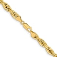 thumbnail image 3 of Primal Gold 14 Karat Yellow Gold 7.0mm Semi-solid Rope Chain, 3 of 4