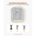 thumbnail image 7 of Boat Seat, Low Backrest, Boat Seat Captain Bucket Seat with Thickened Sponge Cushion & Waterproof PVC Leather, Ergonomic Design, Suitable for Fishing Boats, Yachts, Ships, White, 7 of 7