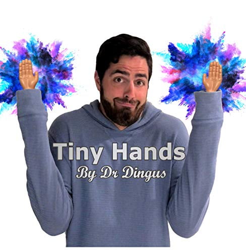 - Hilarious Group Fun Game Fun and Realistic Design Small Mini 3 Inch Hands up Sleeves DR DINGUS Tiny Hands Makes Anyone Laugh 3 Types of Gameplay 