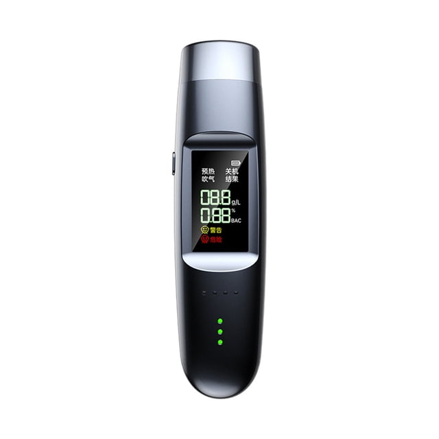 Transemion USB Charging Portable Breathalyzer Tester For Unisex Adults Black 4. Automatic