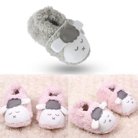 Kacakid Cute Baby Boy Girl Soft Comfy Shoes Winter Warm Bootie Slipper Crib