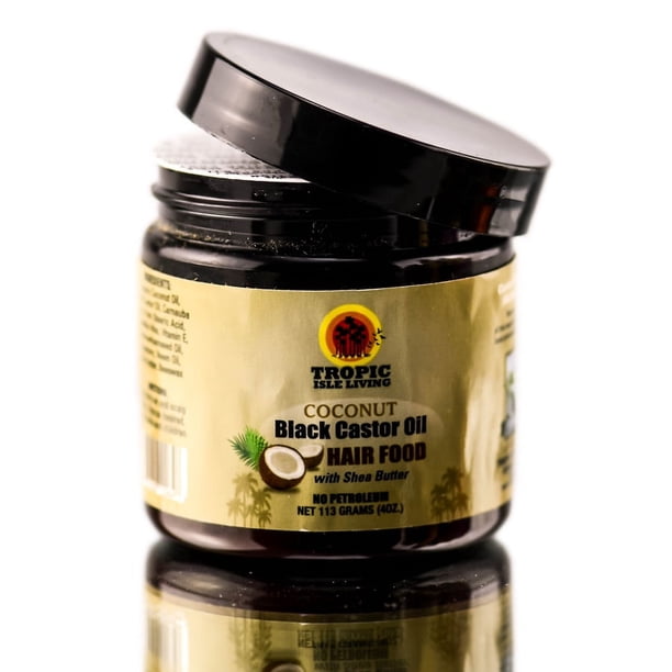 Aceite de ricino negro de coco Tropic Isle Living 120 ml