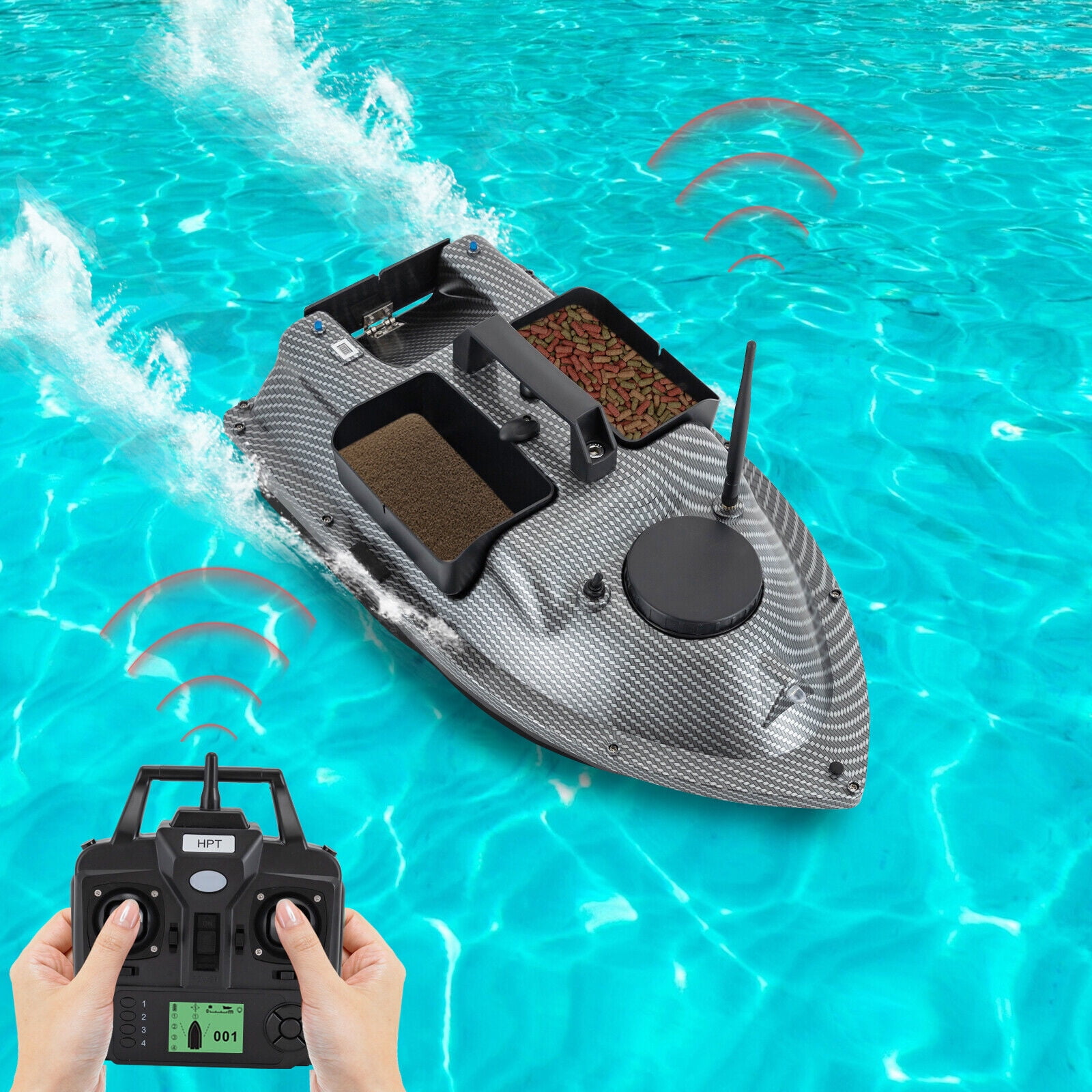 TFCFL 99-Positioning Points Surf Fishing Bait Boat Fishing Bait Boat & Remote Control