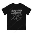 thumbnail image 3 of Camiseta de algodón con estampado de Crazy Design Heat And Youth Flash Sonic Youth para hombre y mujer, camisetas holgadas de moda, camisetas de manga corta para la calle, 3 of 4