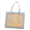 thumbnail image 4 of Mini Bolso Tejido Tote Shopping Yuyangstore monedero de paja Azul, 4 of 6