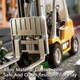 thumbnail image 4 of 1/64 RC Forklift Truck Toy - Mini Remote Control Forklift with Rechargeable Battery, 2 in 1 Transformable Lift Fork & Hook for Adults Kids, 4 of 8
