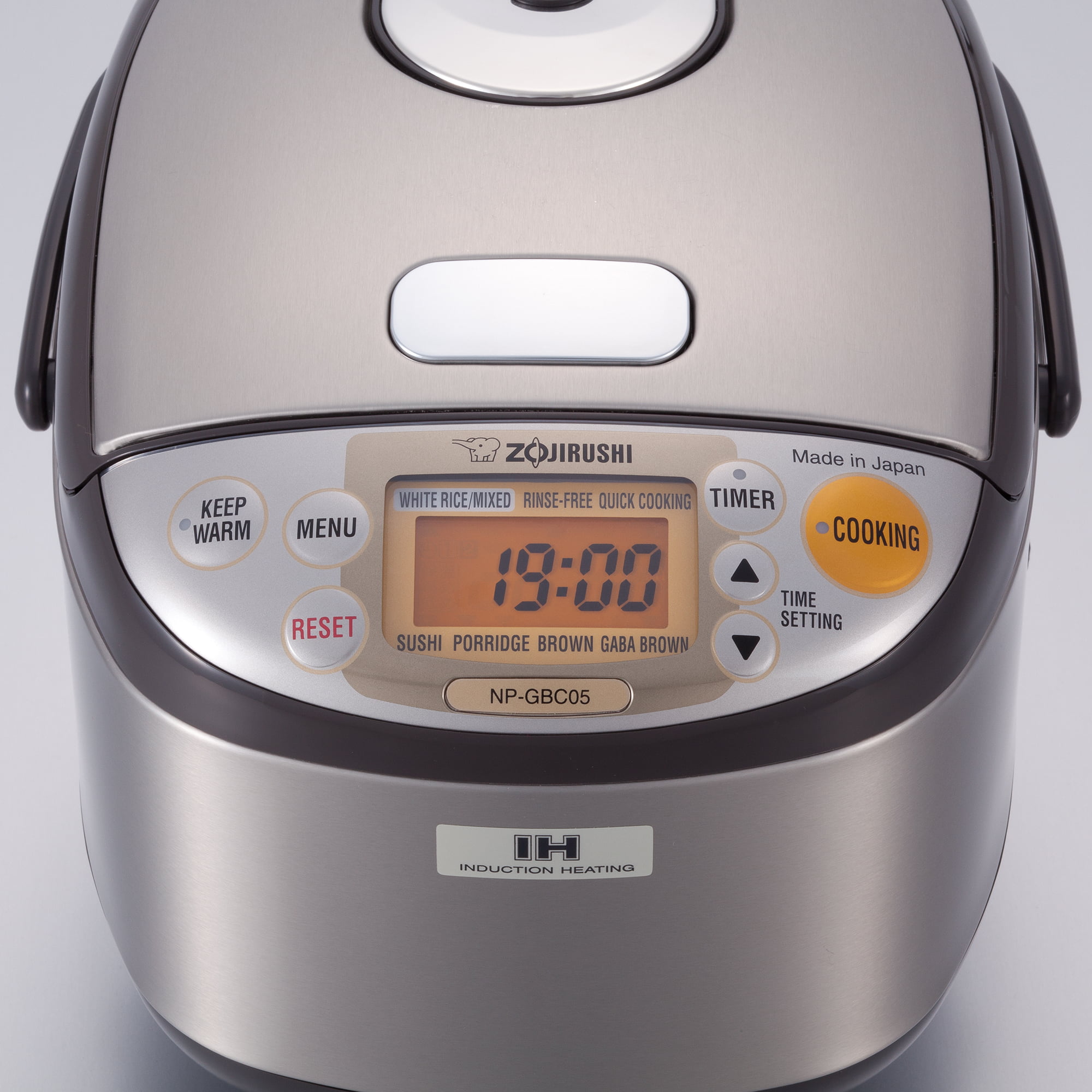 Zojirushi NP-GBC05XT 3 Cup (Uncooked) Induction Heating Rice Cooker &  Warmer, Stainless Dark Brown, Made in Japan