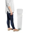 thumbnail image 6 of Rubbermaid 11.25 gal Step-On Slim Fit Plastic Kitchen Trash Can, White, 6 of 9