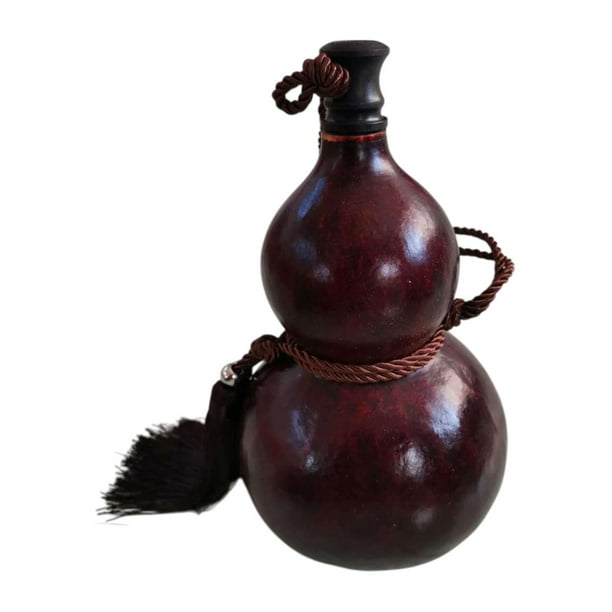 Botella de calabaza para beber, accesorio fotográfico, contenedor, adorno de regalo de cumpleaños multifunción 05 kg sin patrón
