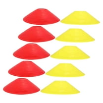 10 Pcs Football Training Roadblock Cones Agility Field Markers Product Sports Disc