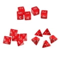 thumbnail image 1 of 15 piezas de dados poliédricos acrílicos de múltiples caras, dados con números de , accesorios de de para ( D8) Baoblaze Juguetes de dados de varios lados, 1 of 8