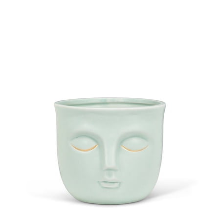Set of 2 Small Sleeping Face Planter