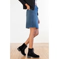 thumbnail image 4 of Ragstock Dark Wash Button Front Denim Pencil Skirt, 4 of 4