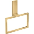 thumbnail image 4 of Universal Rectangular Brushed Gold Optic  Towel Ring, 4 of 6