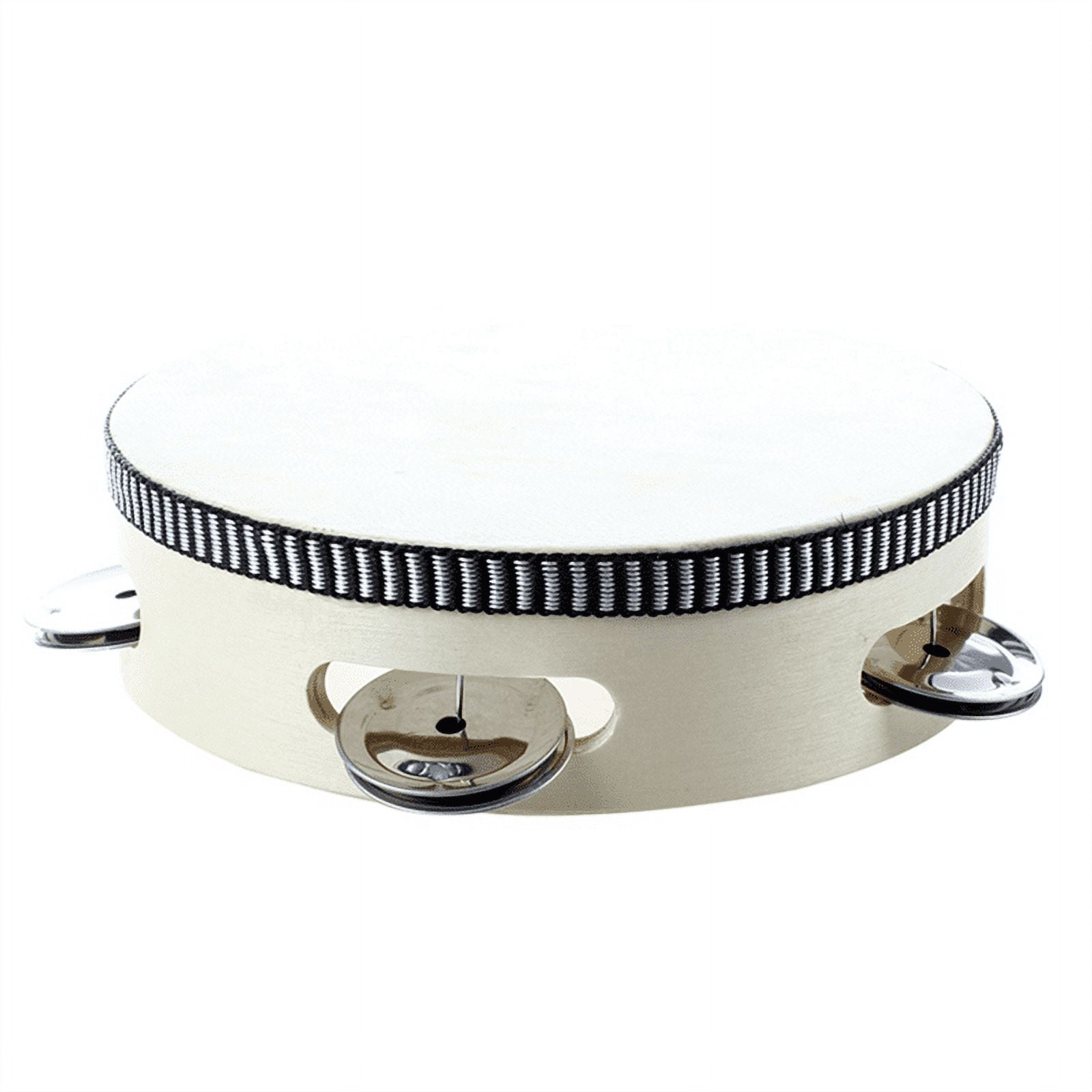 6 Pcs 6 inch Musical Tambourine Tamborine Drum Round Percussion Gift for KTV Party