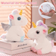 thumbnail image 4 of 2pcs Unicornio Pony De Peluche Arcoiris Tipo Pegaso Almohada Xtellar blanco, 4 of 4