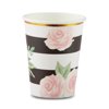 Kate Aspen Floral Striped Paper Cups, 24Ct.