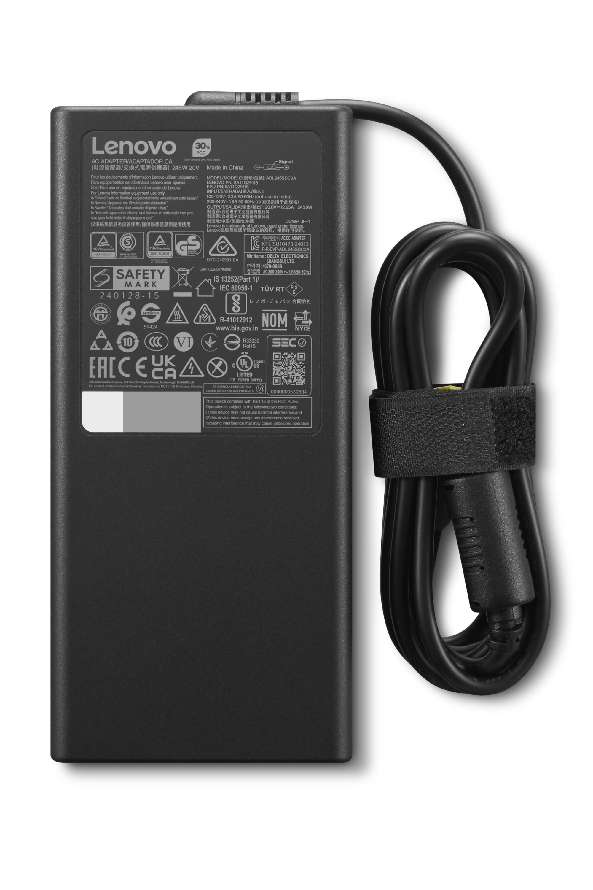 Lenovo 245W AC Adapter (Slim tip)-US-GX21T87698