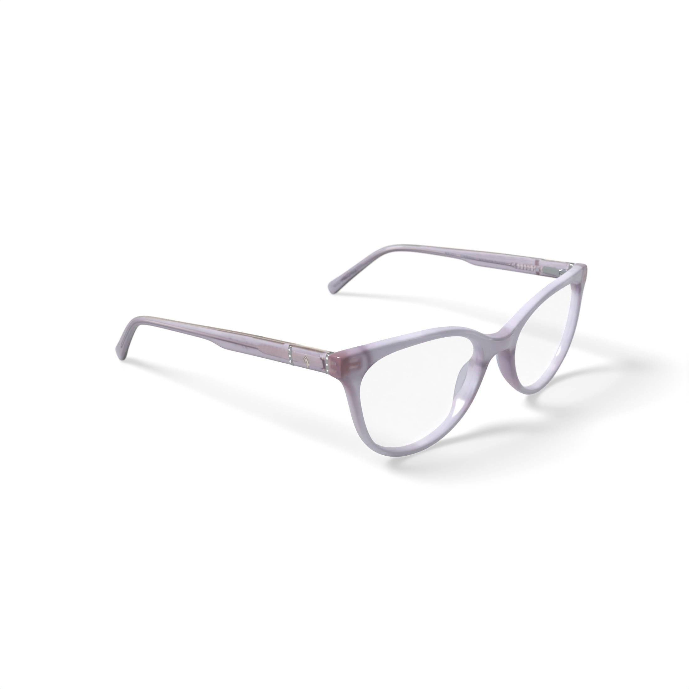 Baby Phat Women's BV291 Cat Eye Prescription Eyeglasses with Case, Crystal Blush
