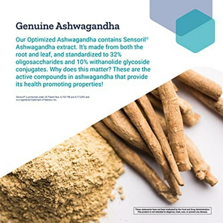 Life Extension - Optimized Ashwagandha Extract - Sensoril - 60 Vegetarian Capsules
