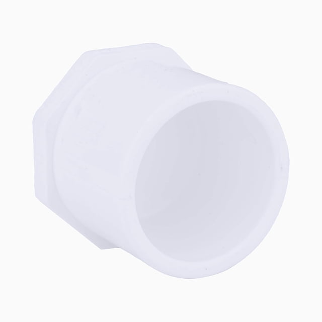 Conector a presión Charlotte Pipe SCH 40 con tapón de PVC, 1.25 pulgadas