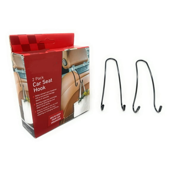 2 Pack Car Purse Hook For Car Headrest - Car Accessories For Women as Car Headrest Hook and Car Seat Purse Holder - Car Seat Hooks For Purses And Bags that Fit Most Cars