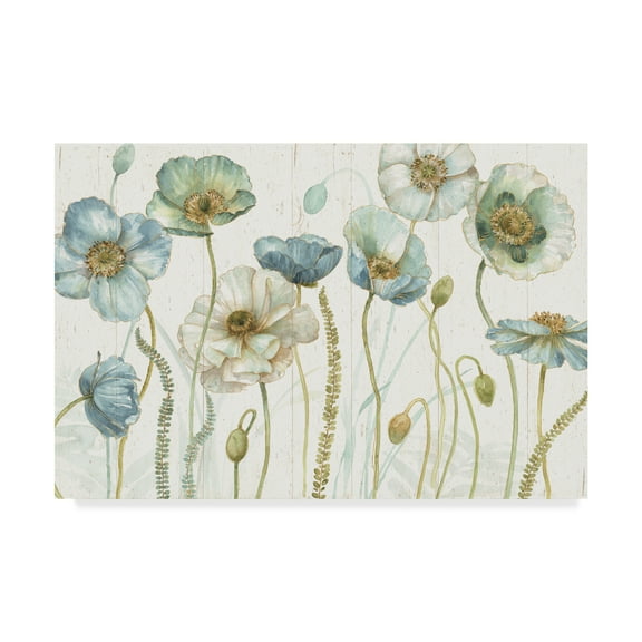Trademark Fine Art 'My Greenhouse Flowers I Wood' Canvas Art by Lisa Audit