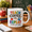 Black, variant on Teach Coffee Repeat Ceramic Mug Teacher Appreciation Gift 11oz 15oz