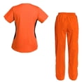 thumbnail image 2 of Women's Scrubs Set Scrub Top and Pants Scrubs Set, 2 of 3