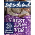 thumbnail image 3 of LHSHID Teacher Appreciation Gifts for Women Men Flannel Blanket Throws with Message for All Teachers Birthday Christmas Retirement Gift, 3 of 4