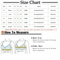 thumbnail image 2 of Push Up Bras for Women Wide Strap Wireless Everyday Sleeping Bralettes Color Block Full Coverage Seamless Bra, 2 of 2