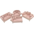 thumbnail image 4 of Miniature 1/6 Scale Dollhouses Furniture Sofa Jewelry Storage Box for Doll House Accessories, 4 of 9