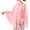 Pink, variant on Comfortable Nursing Sleeve for Breastfeeding, Soft & Breathable Privacy Protector Towel Breastfeeding Shoulder Wrap Shawl