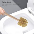 thumbnail image 5 of Toilet Brush, 2 Pack Wood Toilet Brush Made of Beechwood, Strong Jute Bristles with 360 Cleaning Power, 5 of 5