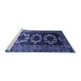 thumbnail image 2 of Ahgly Company Machine Washable Indoor Rectangle Persian Blue Traditional Area Rugs, 4' x 6', 2 of 4