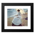 thumbnail image 2 of Joaquín Sorolla 14x12 Black Modern Framed Museum Art Print Titled - Clotilde on the Beach (1904), 2 of 5