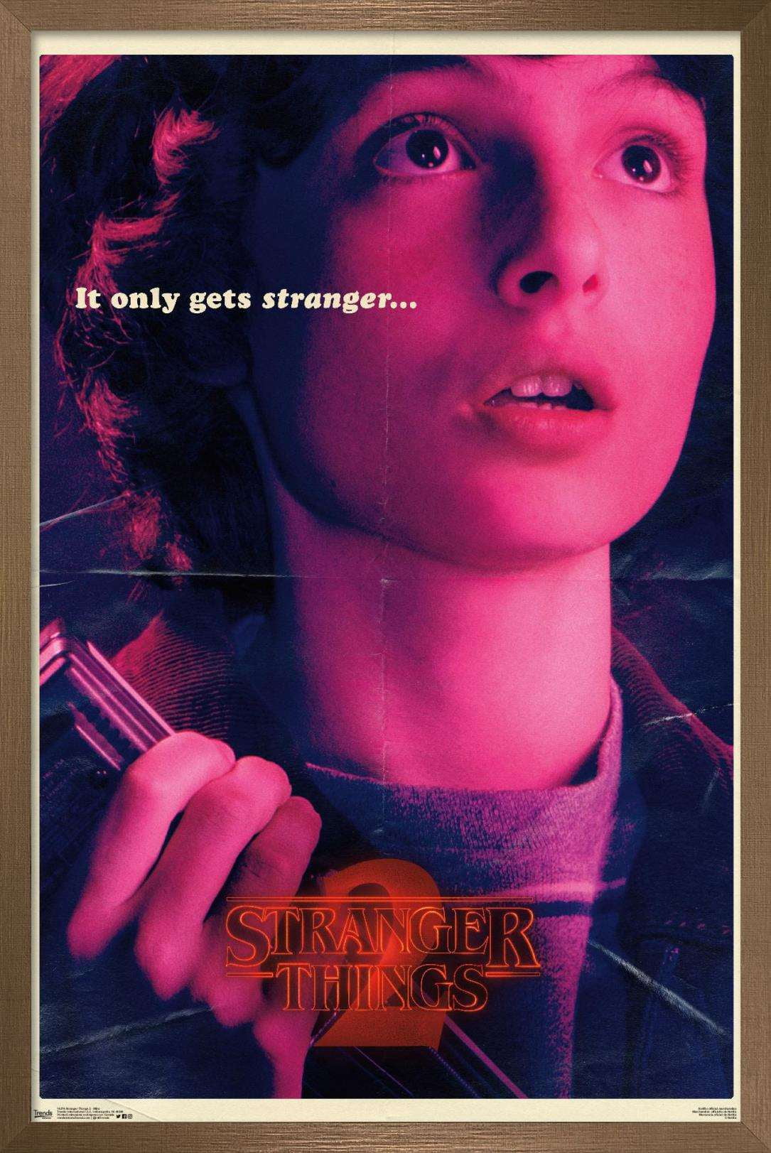 Netflix Stranger Things Season 2 Mike Wall Poster 14725 X 22375 Framed 9456