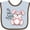 Blue and Chocolate, variant on My 1st Easter Cuddly Pink Bunny Boys or Girls Baby Bib