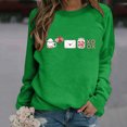 thumbnail image 3 of Gibobby Temperamento Pullover Top Blusa de manga larga con cuello redondo y estampado del día de San Valentín para mujer (estilo 05)(Anaranjado, XXL), 3 of 4